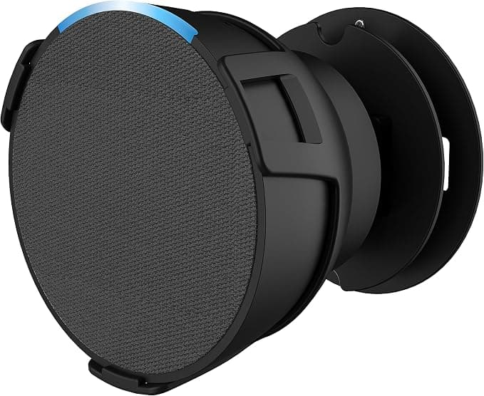 Compatible with Amazon Echo Pop Holder, Echo Pop Stand, Echo Pop Stand Holder, No Screws Needed, Speaker Accessories (Echo Pop, Black, 1 Piece) JY05 - Image 1