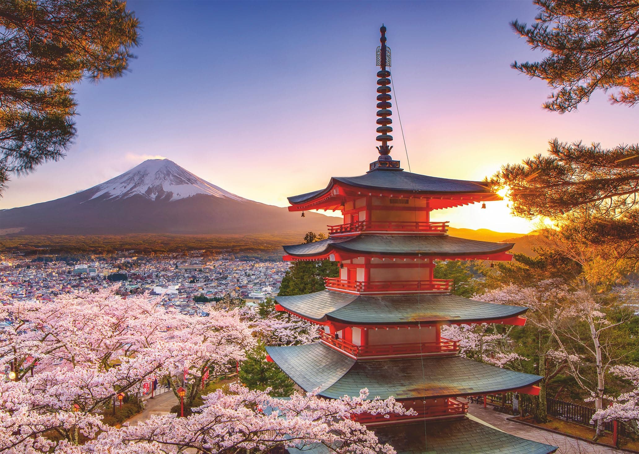 Ravensburger - 1000 piece Jigsaw Puzzle Japan - Mount Fuji - Adults and Children from 14 years old - 12000582 - Image 1