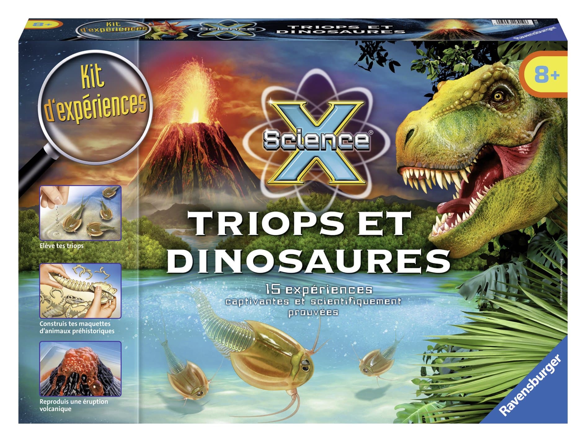 Ravensburger - 18910 - Triops And Dinosaurs - Maxi Science X - Image 1