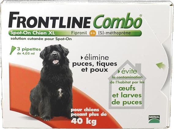 Merial Frontline Combo Giant Dog 40-60 kg 3pip Anti-Flea and Tick - Image 1