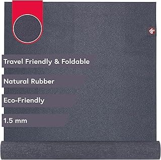 Manduka EKO Superlite Tapis de yoga de voyage – Tapis de voyage de 1,5 mm d'épaisseur pour la portabilité, respectueux de l'environnement et fabriqué à partir de caoutchouc naturel pour une meilleure
