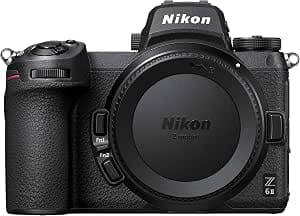 Nikon Z 6II bare case, Full Format Hybrid Digital Camera (24.5 MP, 4K/30p, 14 fps burst, 5-axis sensor stabilization, dual SD & XQD or CFexpress slots)