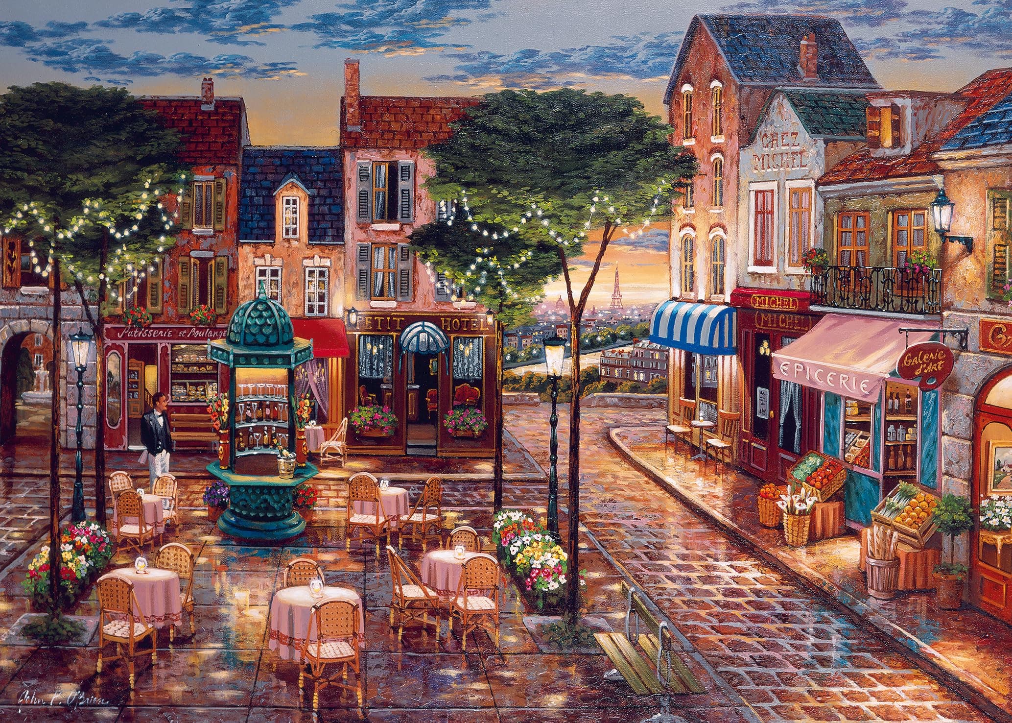 Ravensburger - 12000521 Adult Jigsaw Puzzle - 1000 Piece Puzzle - Paris in Painting - Adults and Children from 14 Years Old - High Quality Puzzle - Cities & Countries - 12000521 - Image 1
