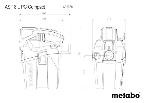 METABO 602028850 Aspirateur sec et humide 6L - Image 3