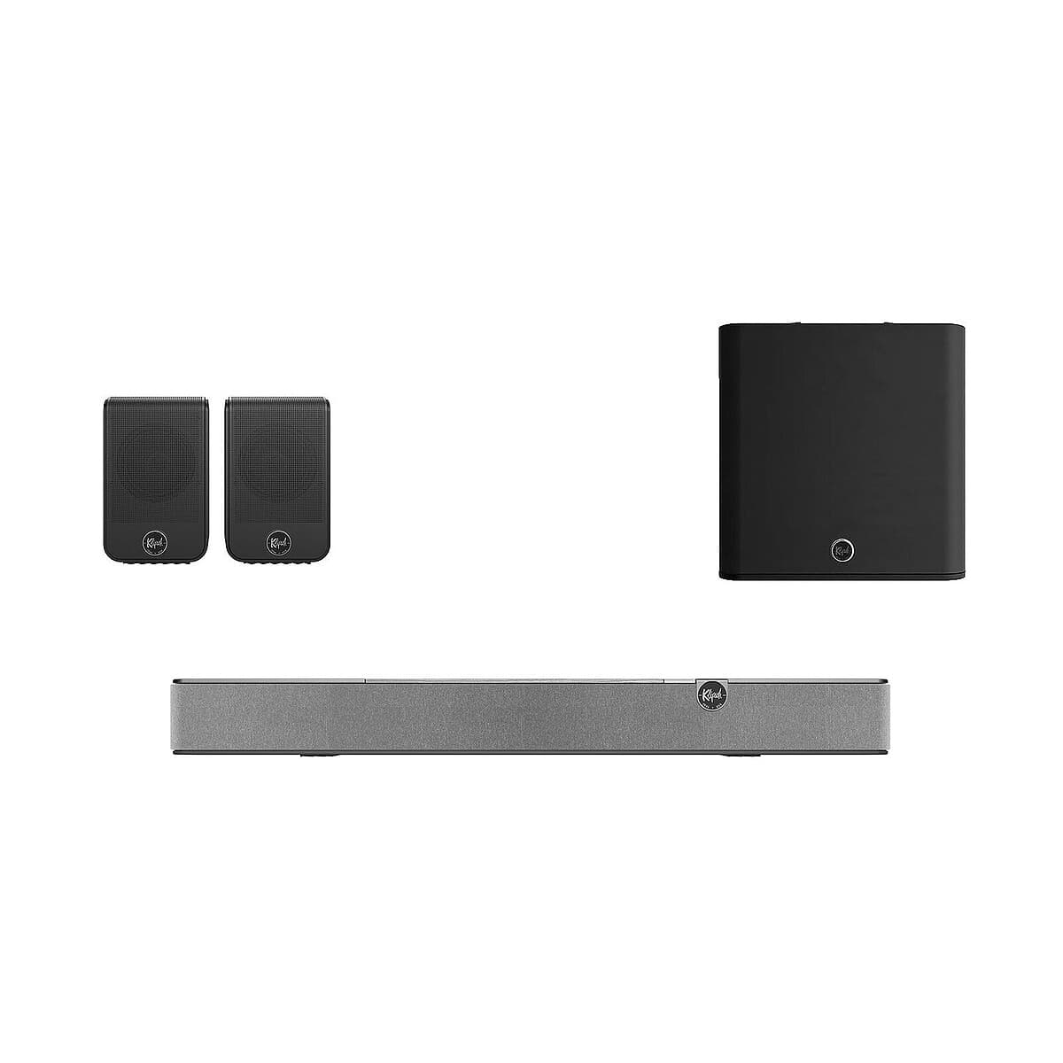 Klipsch Flexus Core 100 Sound Bar - Noyer + Flexus Surrounds 100 + Flexus Sub 100