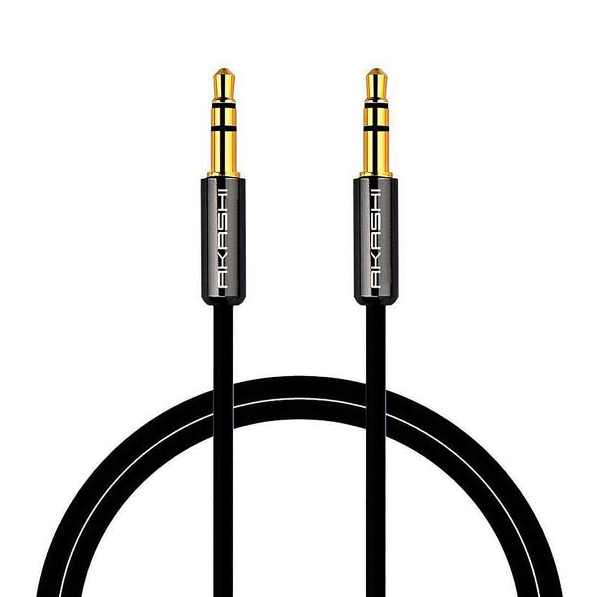 Akashi câble audio stéréo jack 3.5 mm M/M (1 mètre)