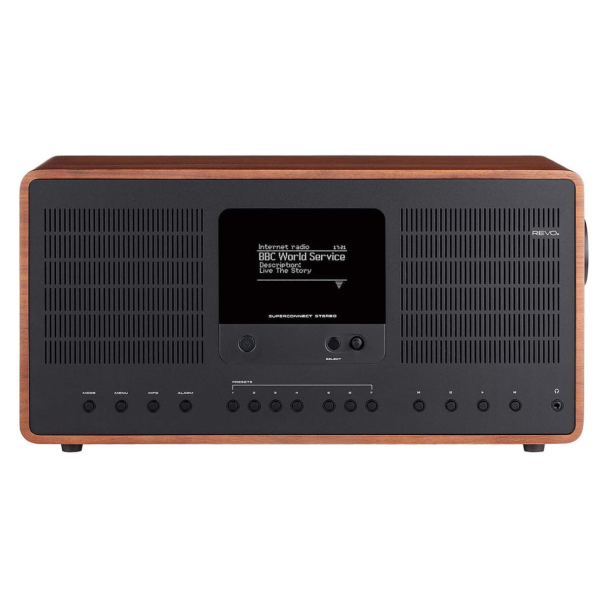 Revo SuperConnect Stereo Noyer/Noir