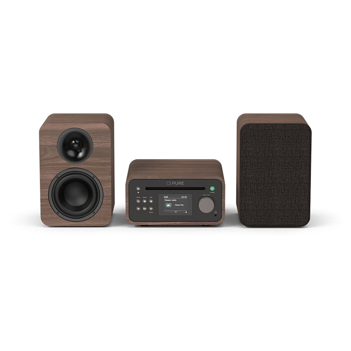 Pure Classic Stereo Mini Café/Noyer
