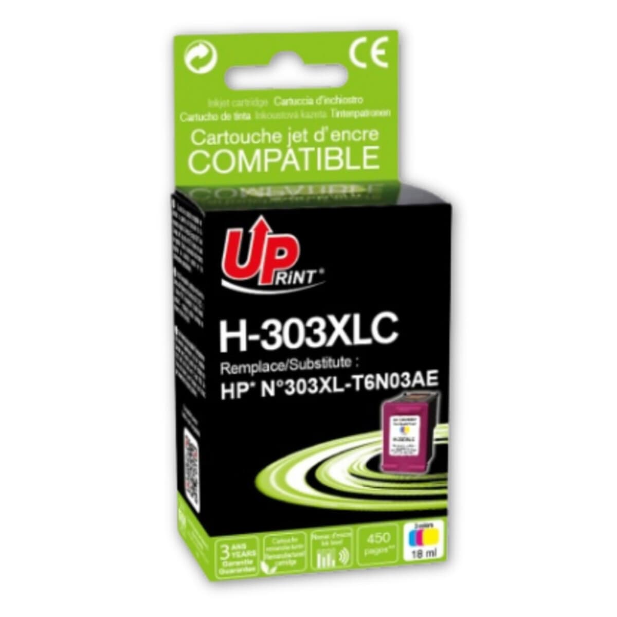 UPrint cartouche compatible HP 303XL (Couleur)
