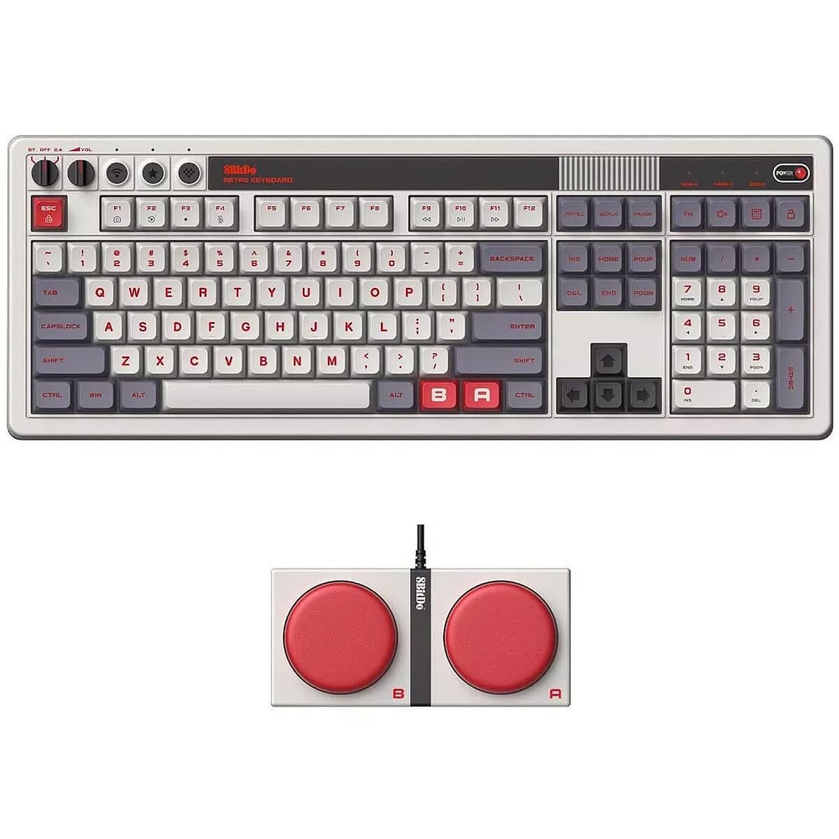 8Bitdo Retro 108 NES Edition (QWERTY)
