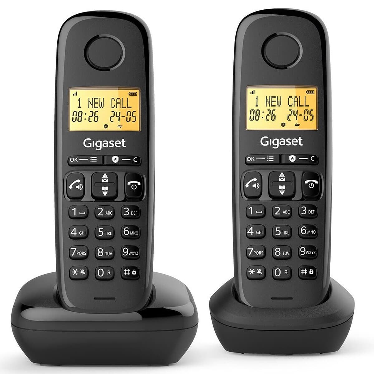 Gigaset Basic 100 Duo (Noir)