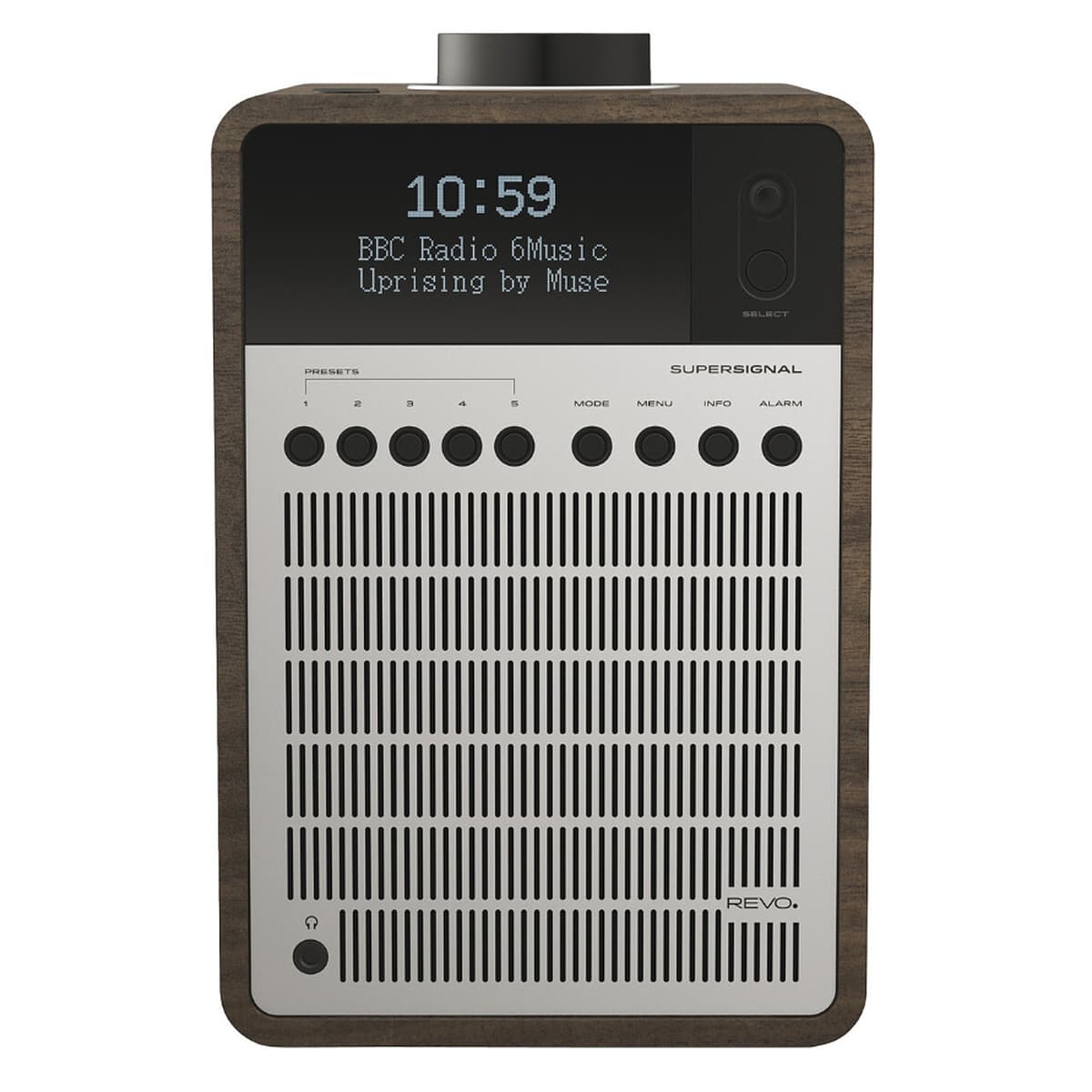 Revo SuperSignal Noyer/Argent