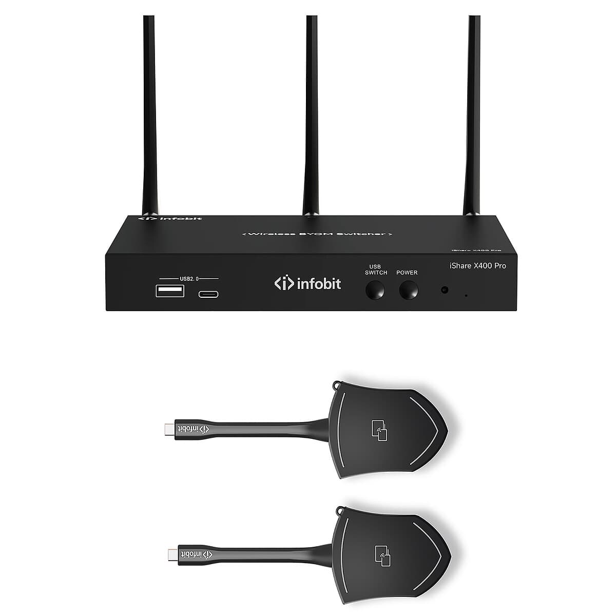Infobit iShare X400 Pro + iShare CX USB-C (x2)