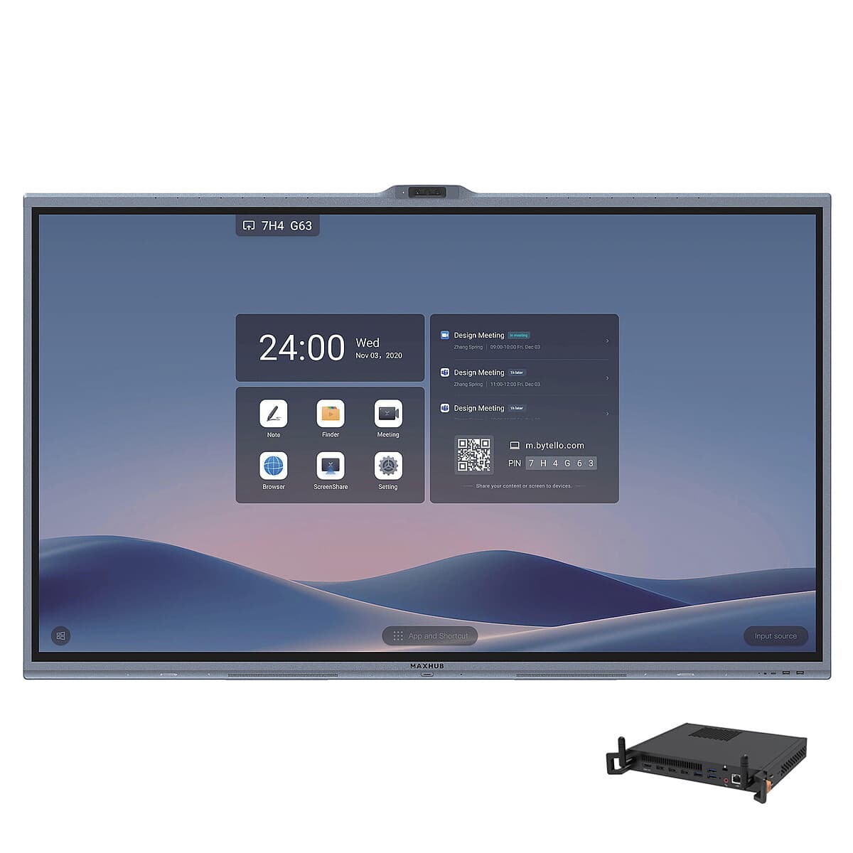 MAXHUB 86" LED - XBoard V7 V8650 + MT71E PC Module