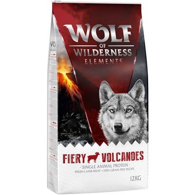 Wolf of Wilderness Sensitive «Fiery Volcanoes» cordero, sin cereales - Image 1