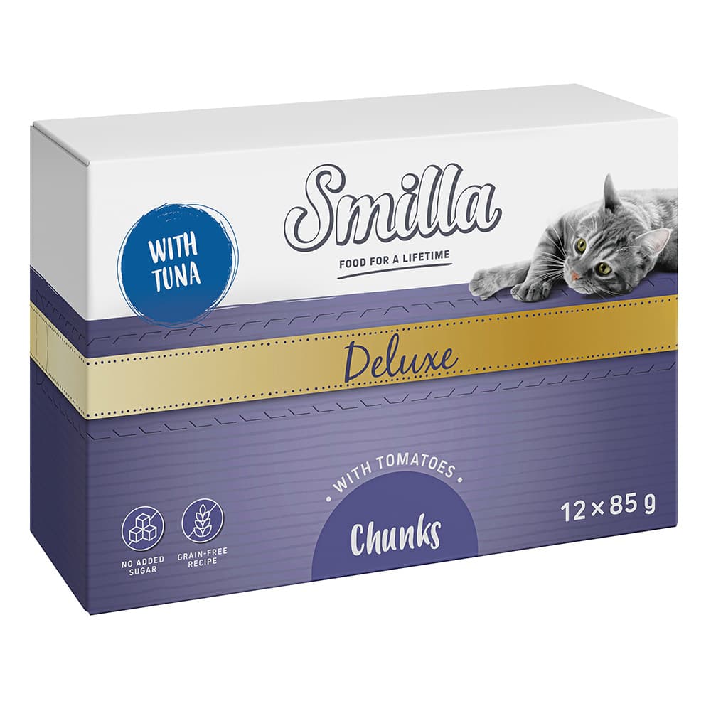 Smilla Deluxe Bocaditos 48 x 85 g - Atún y tomate