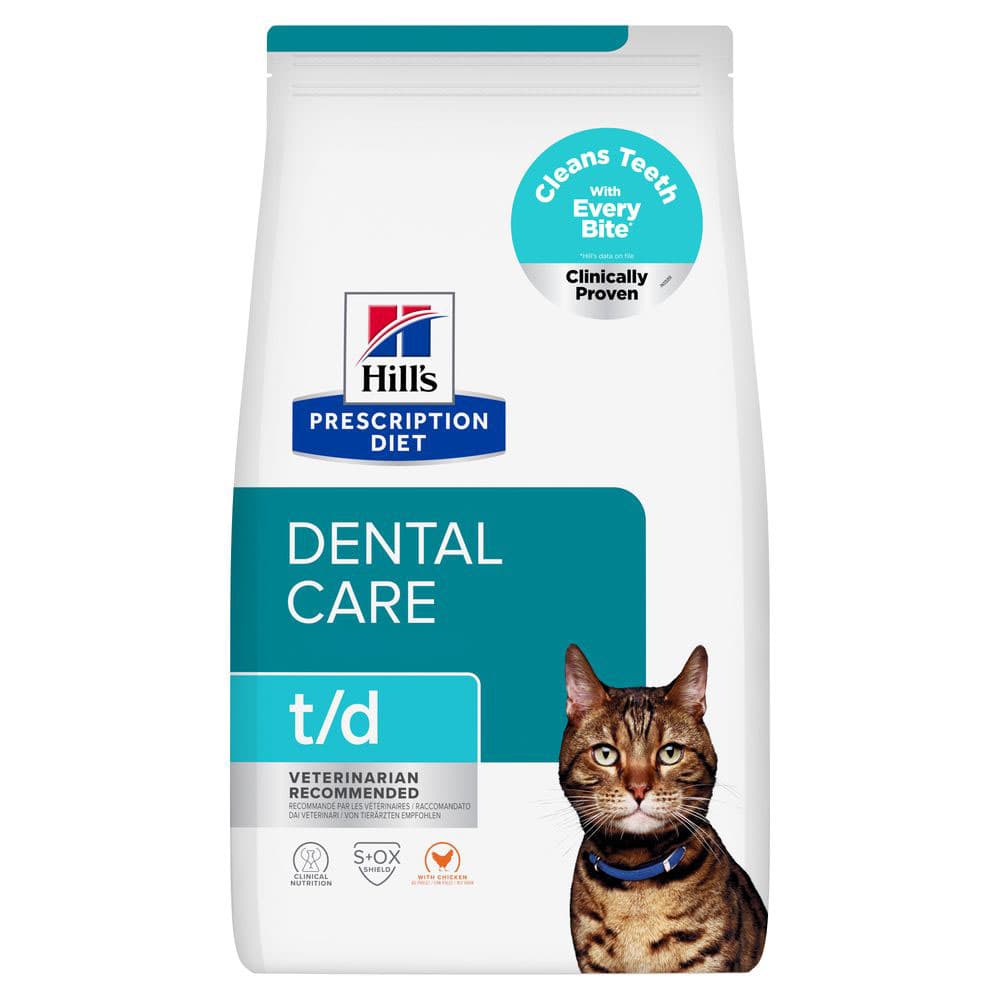 Hill's Prescription Diet pienso para gatos - Pack Ahorro - t/d 3 x 3 kg