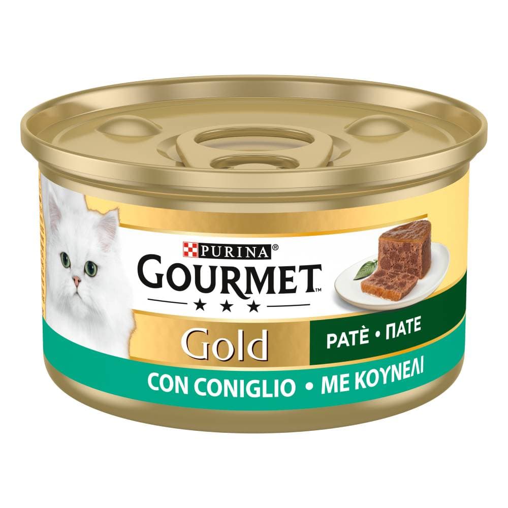 Purina Gourmet Gold Mousse 24 x 85 g - Pack Ahorro - Terrine - Conejo