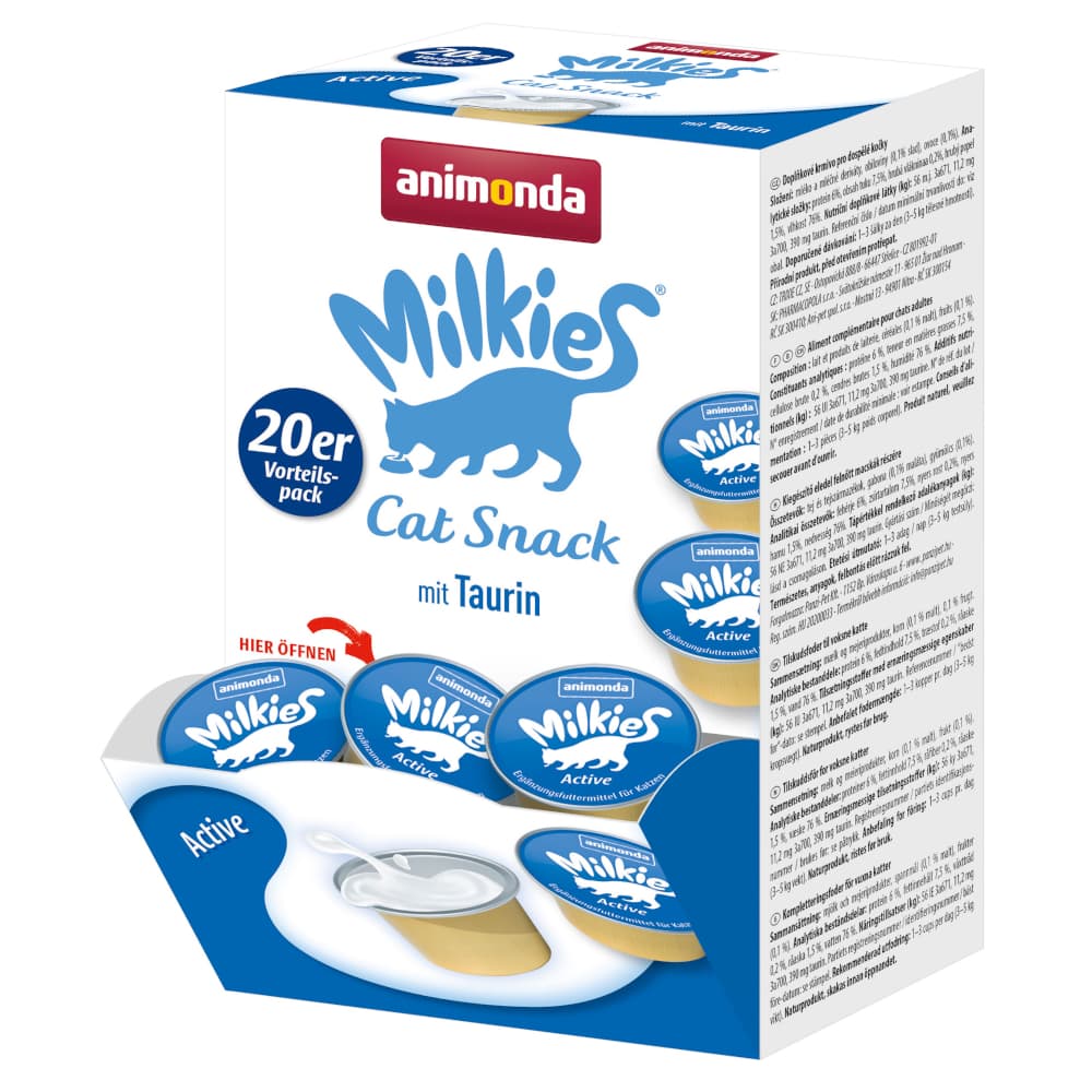 Multipack animonda Milkies - Active 60 x 15 g - Pack Ahorro