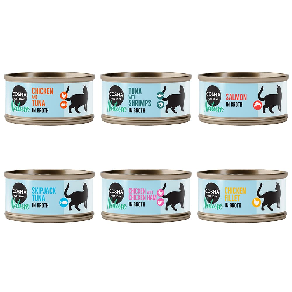 Cosma Nature 24 x 70 g - Pack Ahorro - Pack mixto: 6 variedades