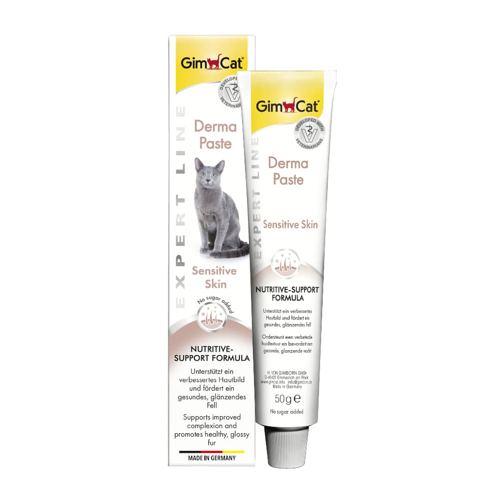 GimCat Derma Paste pasta para gatos - 3 x 50 g - Pack Ahorro