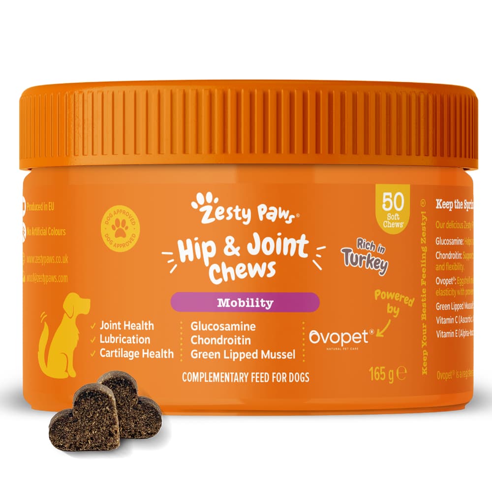 Zesty Paws Hip & Joint Chews pavo - 50 comprimidos masticables