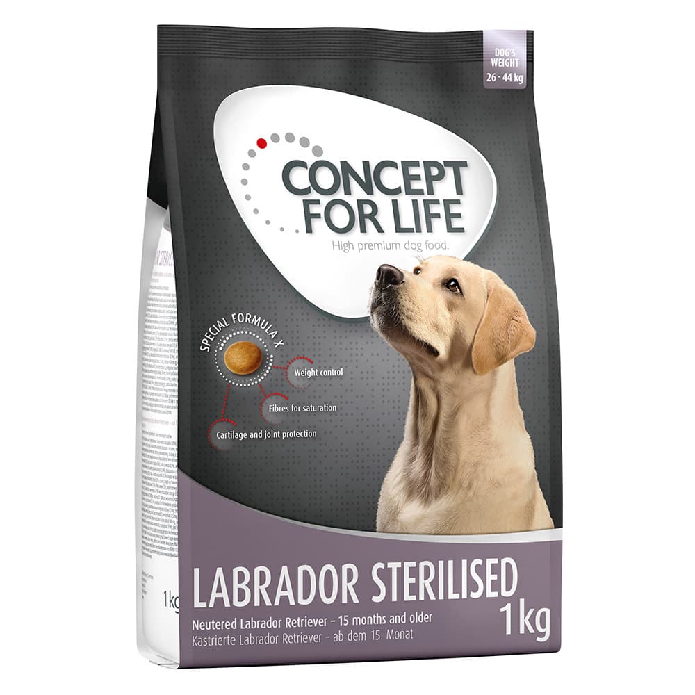 Concept for Life Labrador Sterilised Adult - 4 kg (4 x 1 kg)