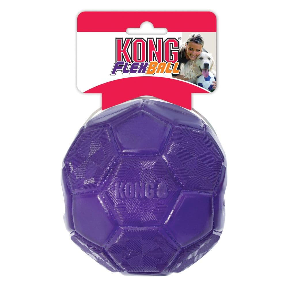KONG Flexball pelota para perros - M/L: 15 cm de diámetro