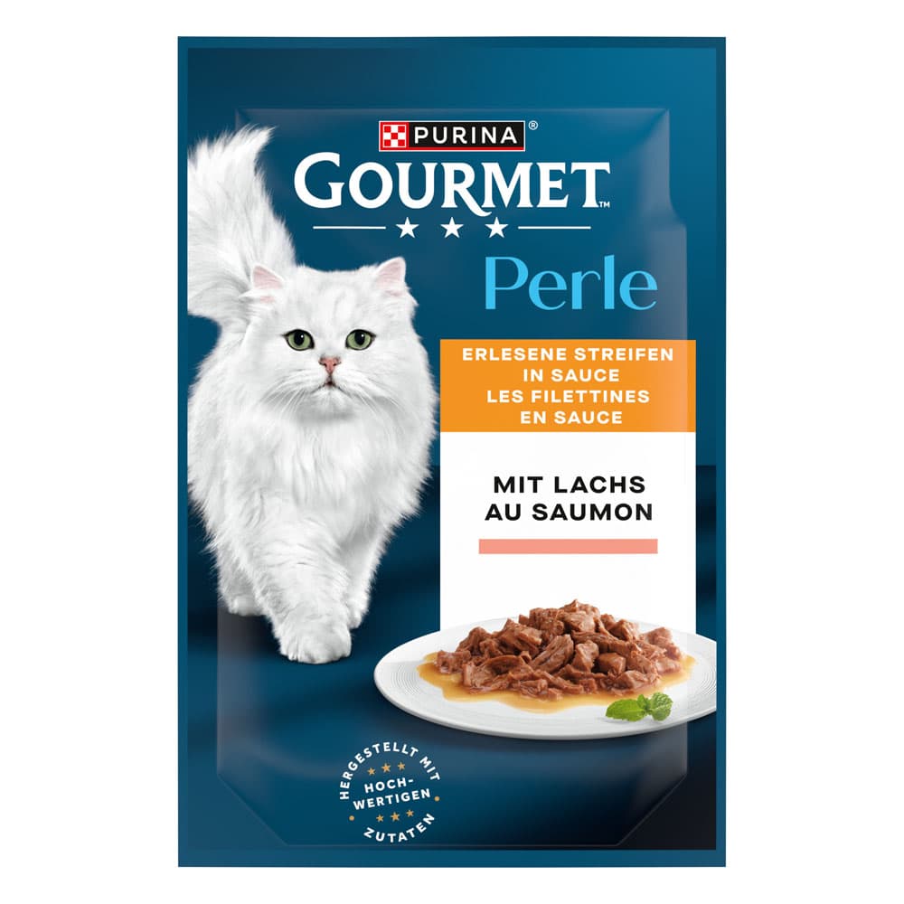 Purina Gourmet Perle en sobres 26 x 85 g - Pack Ahorro - Salmón