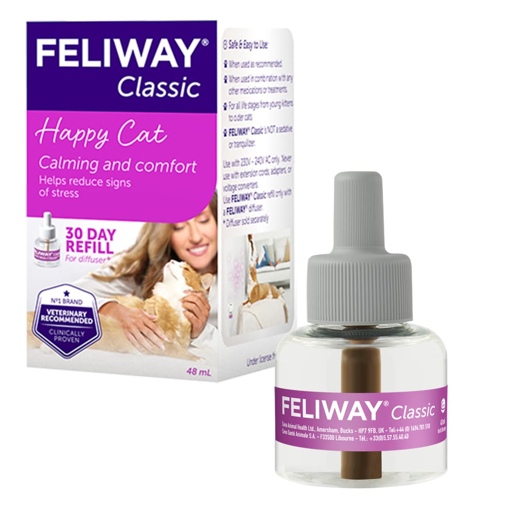 FELIWAY® Classic - 3 x Recarga para 30 días: 48 ml - Pack Ahorro