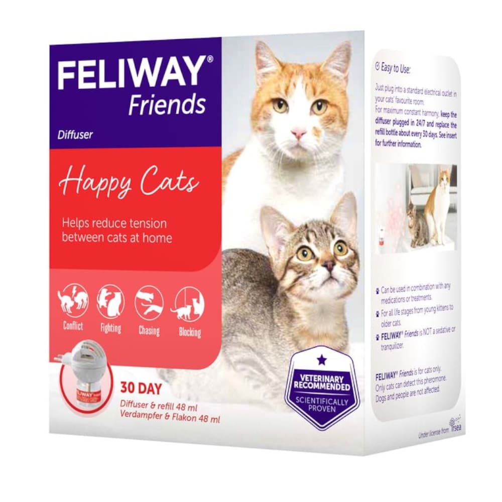 FELIWAY® Friends anticonflictos para gatos - Difusor eléctrico + recarga 48 ml