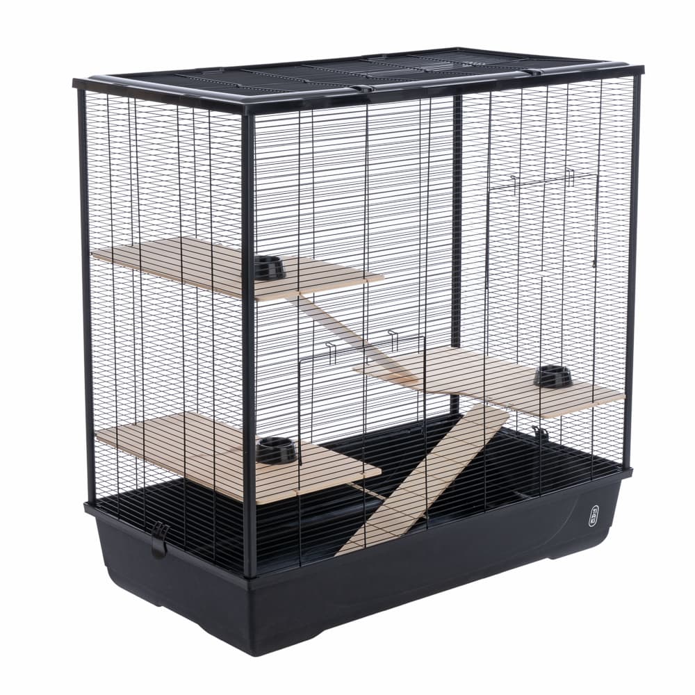 Jaula TIAKI para ratas y chinchillas - 100 x 54 x 100 cm (L x An x Al)