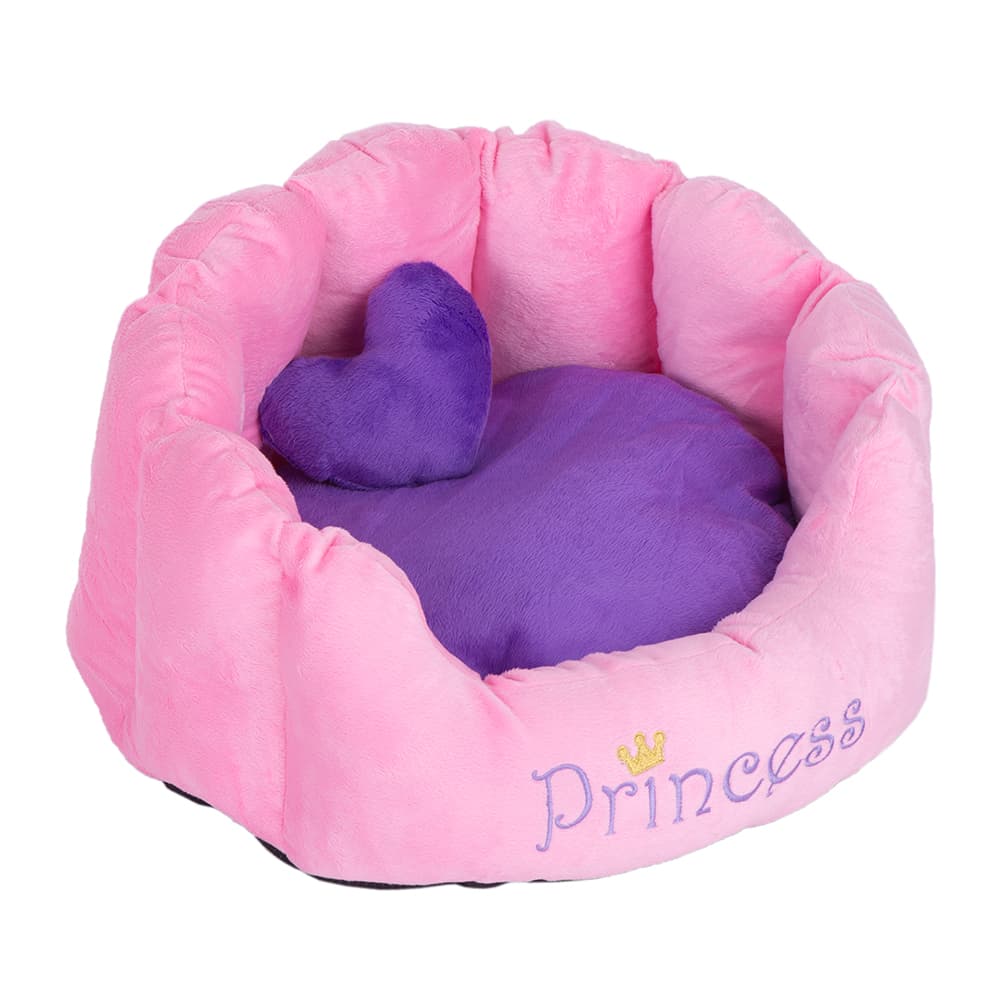 Cama Princess para mascotas - 45 x 40 x 30 cm (L x An x Al)