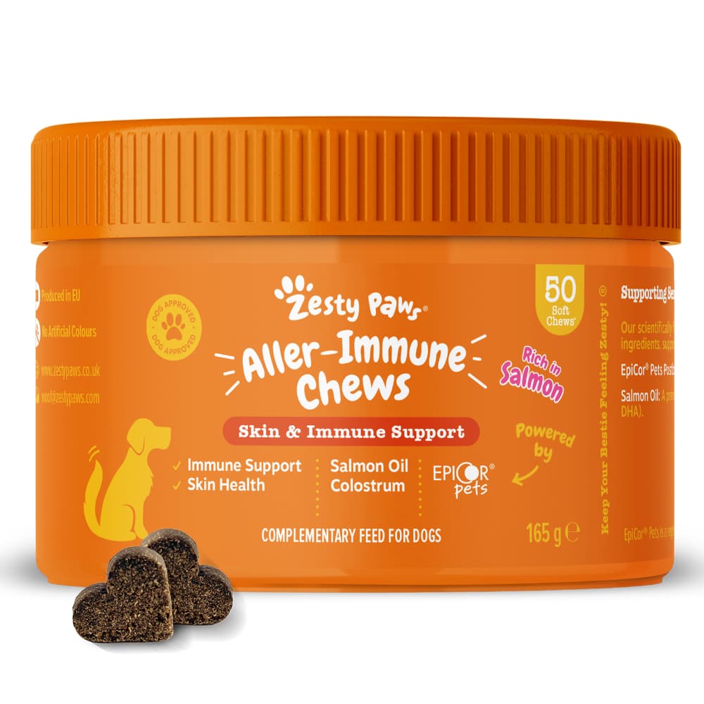 Zesty Paws Aller-Immune Chews salmón - 50 comprimidos masticables