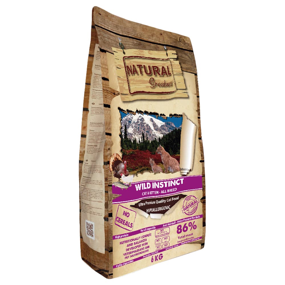 Natural Greatness Wild Instinct con pollo y pavo - 6 kg