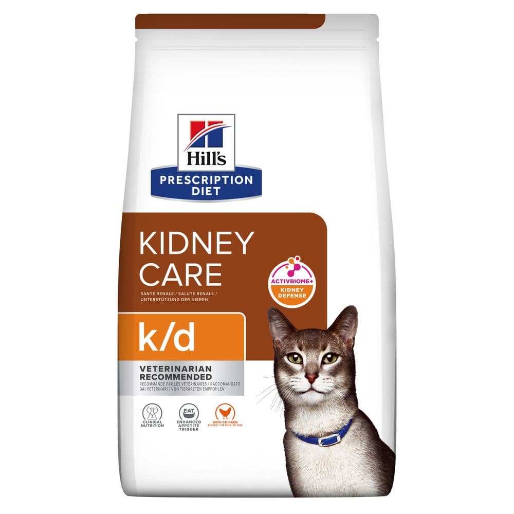 Hill's Prescription Diet k/d con pollo Kidney Care pienso para gatos - 3 kg