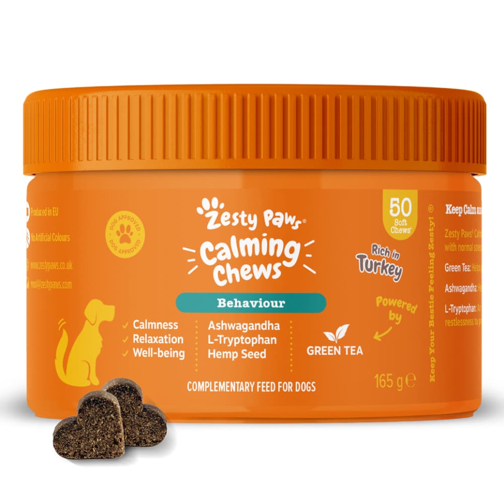 Zesty Paws Calming Chews Pavo - 50 comprimidos masticables