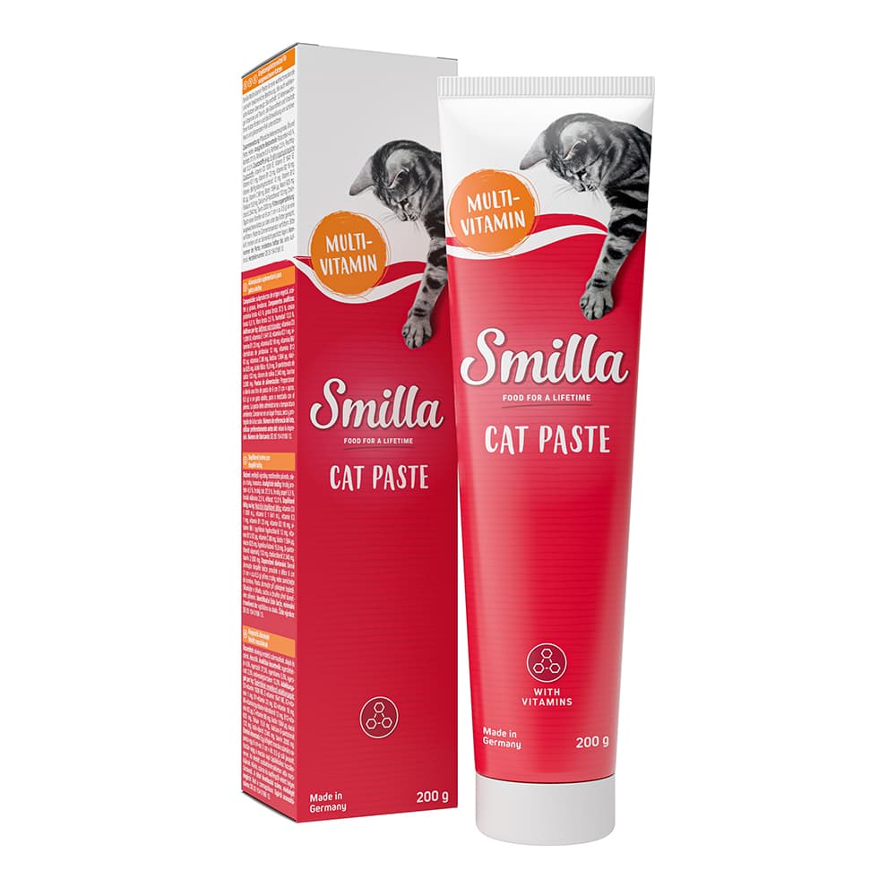 Smilla pasta multivitaminas con taurina para gatos - 3 x 200 g - Pack Ahorro
