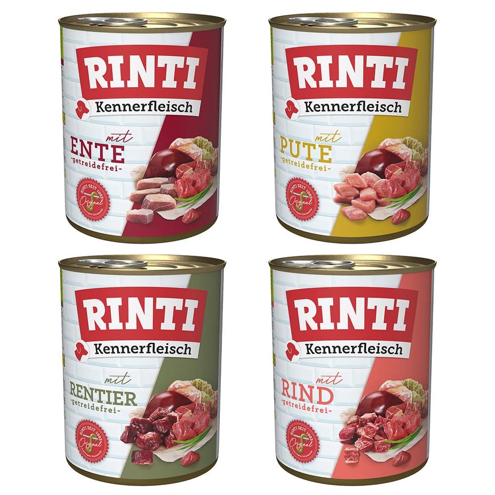 Pack mixto Rinti Kennerfleisch 12 x 800 g - Pack mixto 2