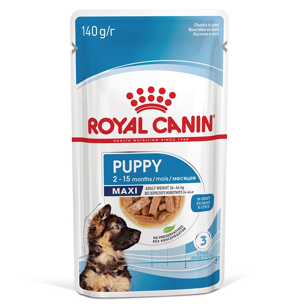 Royal Canin Maxi Puppy en salsa - 20 x 140 g -  Pack Ahorro