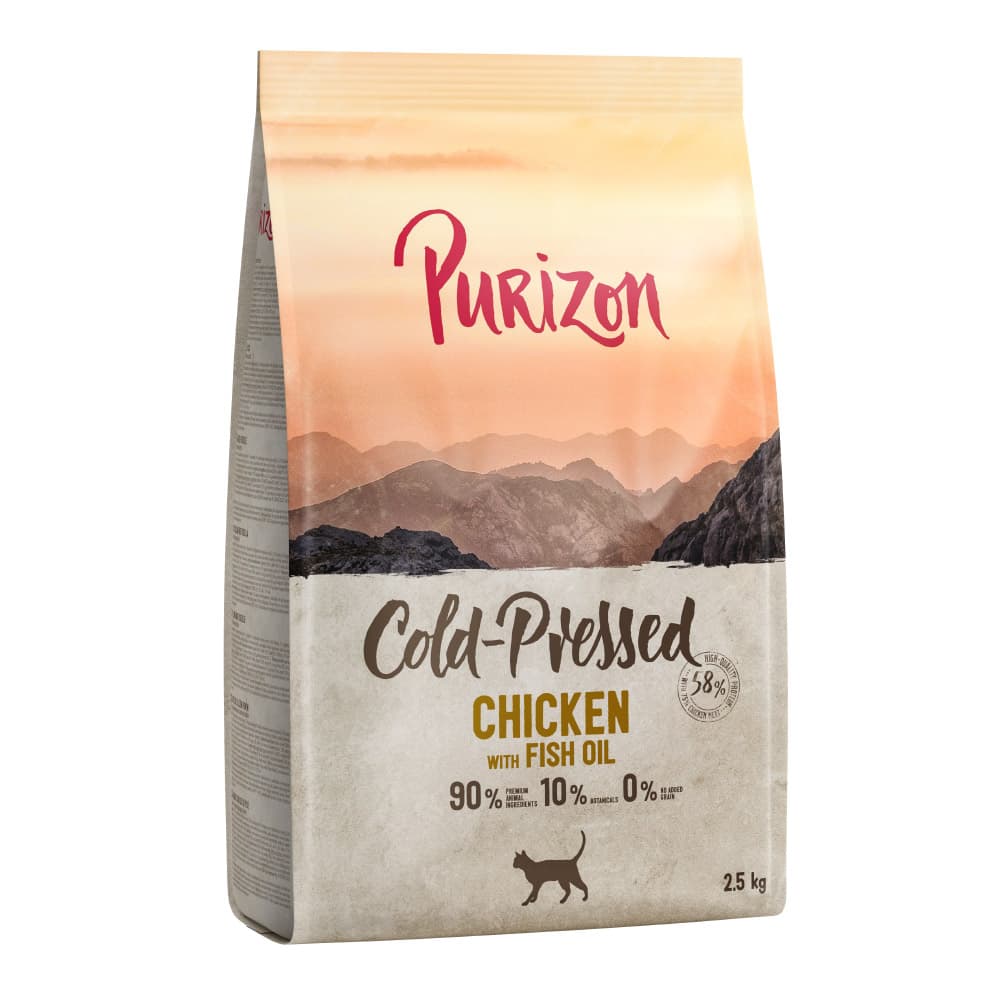 Purizon Coldpressed con pollo y aceite de pescado, prensado en frío - 2,5 kg