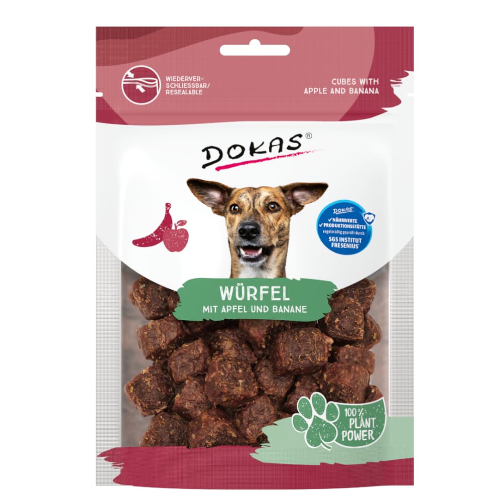 Dokas cubitos con manzana y plátano - 8 x 105 g - Pack Ahorro