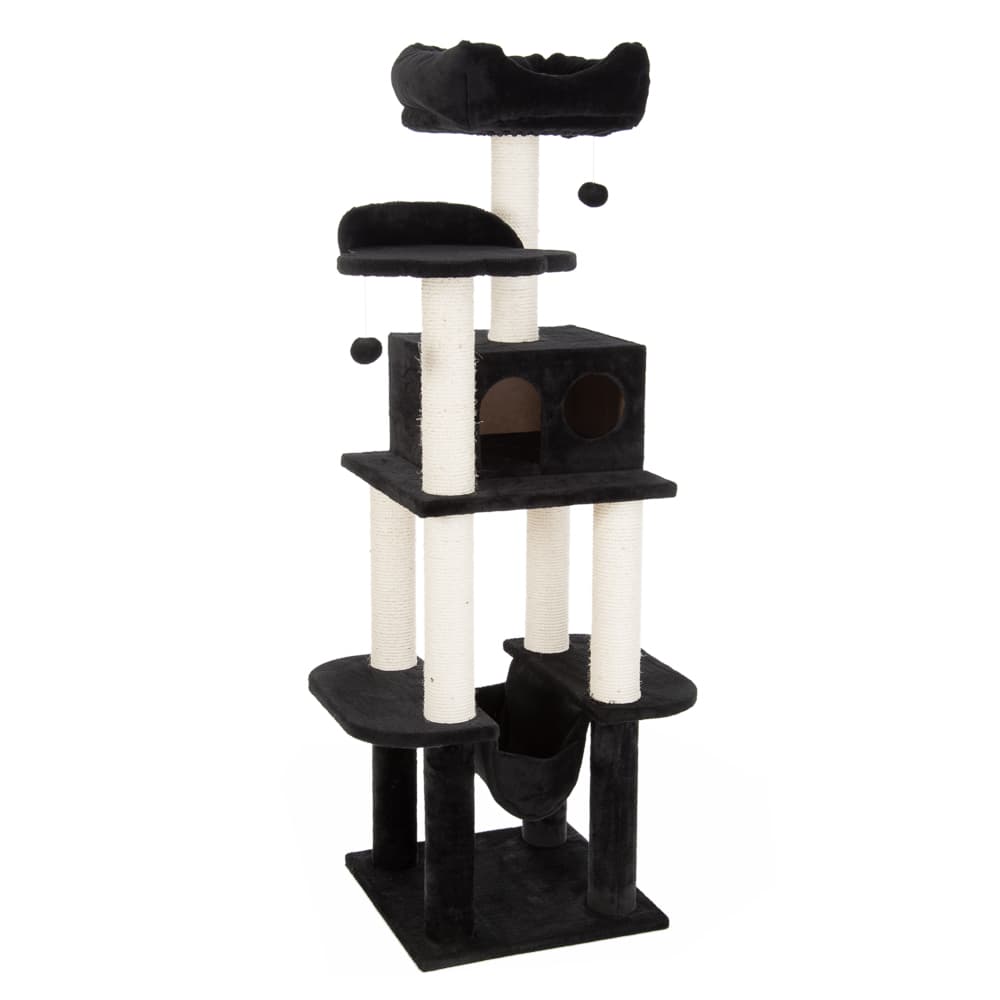 Rascador La Digue III para gatos - Negro