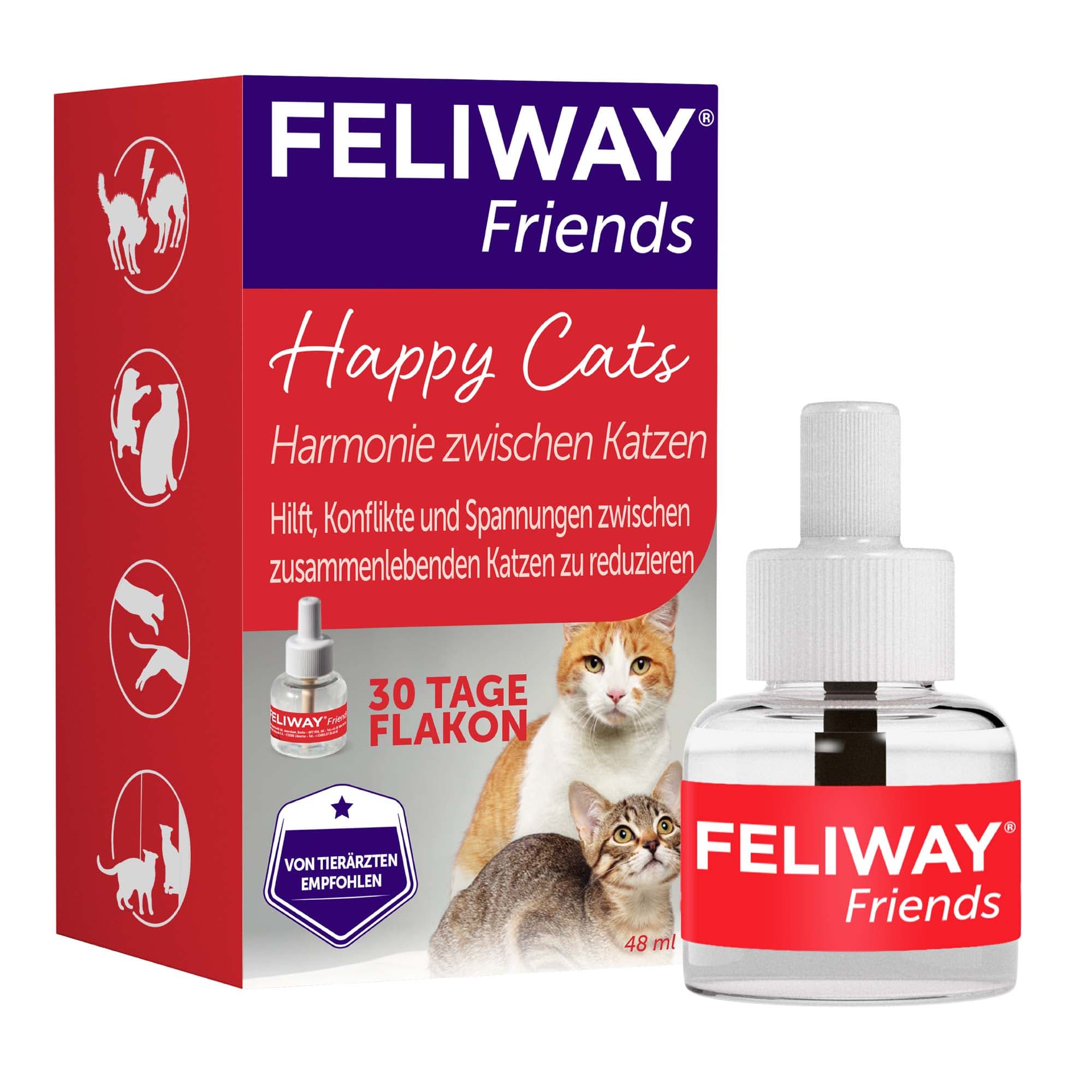 FELIWAY® Friends anticonflictos para gatos - Recarga 48 ml