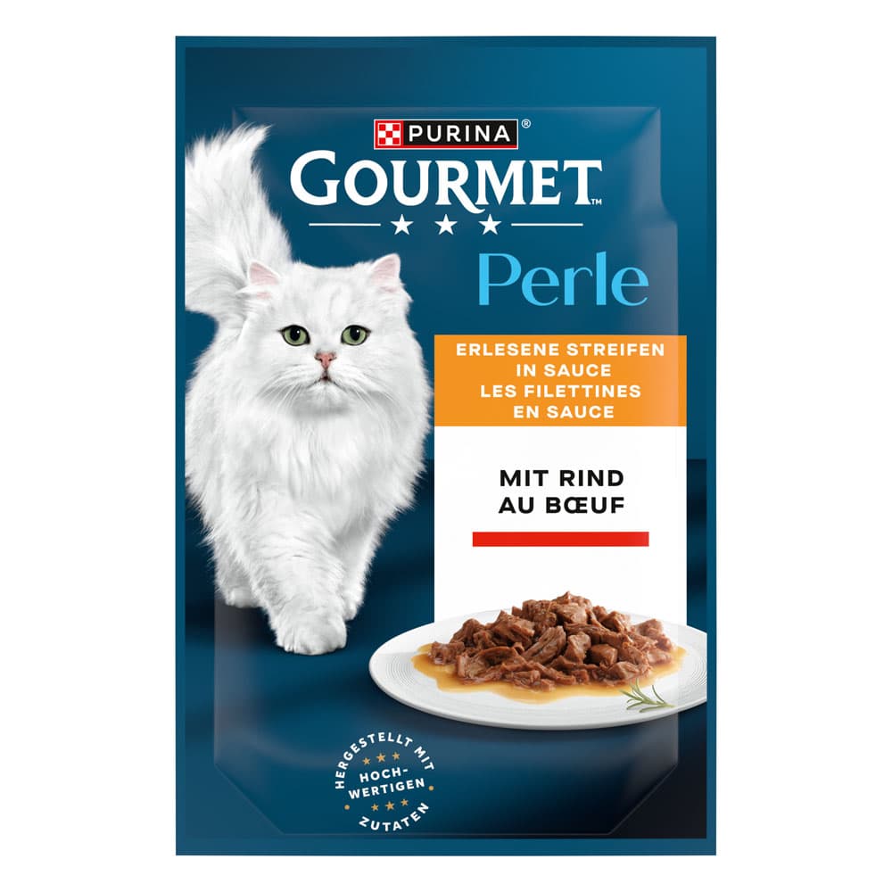 Purina Gourmet Perle en sobres 26 x 85 g - Pack Ahorro - Vacuno