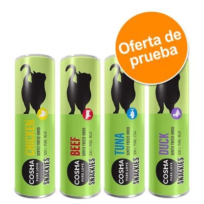 Cosma Snackies snacks para gatos - Pack de prueba