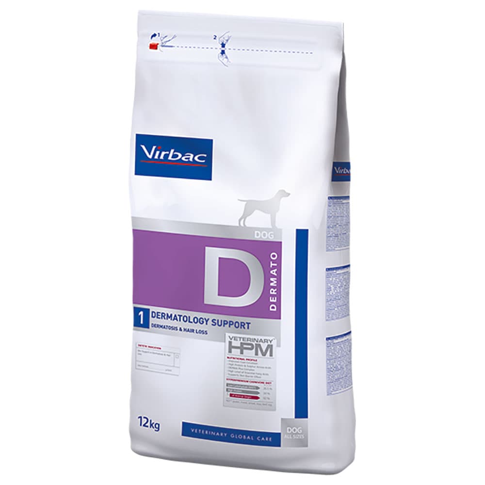 Virbac D1 Veterinary HPM Dermatology Support - 12 kg