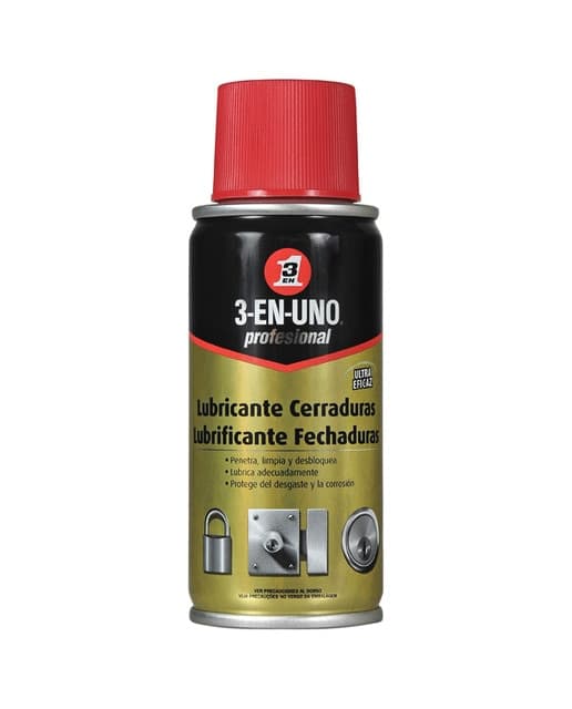 3 En 1 - Lubricante Cerraduras 100 ml.
