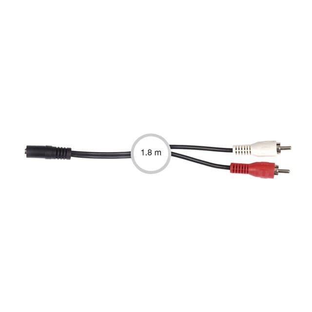 Fonestar - Cable de audio Fonestar AA-727H Jack estéreo 3,5 mm a 2 RCA de 1,8 metros.