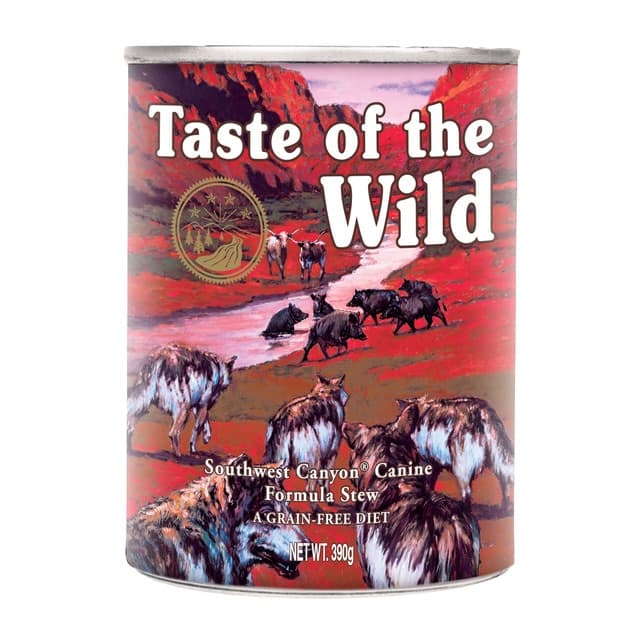 Taste of the Wild - Comida húmeda para perros adultos Taste of the Wild Southwest Canyon paté vacuno 390 g.